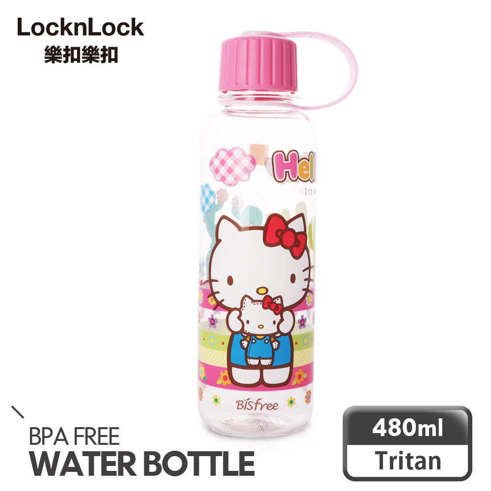 樂扣樂扣 HELLO KITTY 隨行PP冷水壺 480ML-寵愛玩偶