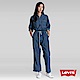 Levis 女款 連身工作褲 Orta 歐洲頂級丹寧 拉鍊穿脫 腰間織帶 product thumbnail 2