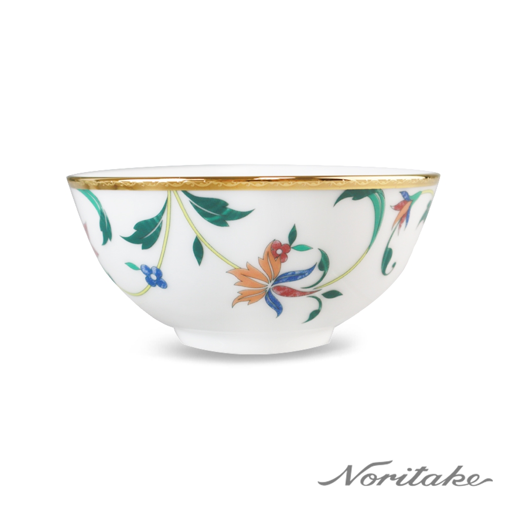 【NORITAKE】鳳彩鎏花金邊飯碗 12.2CM