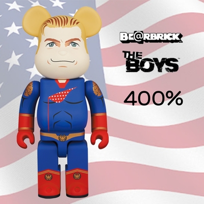 庫柏力克熊 Be@rbrick The Boys HOMELANDER 黑袍糾察隊 護國超人 400%