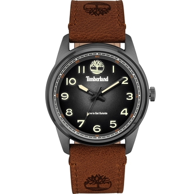 Timberland 天柏嵐 都會時尚大三針手錶 送禮推薦-煙燻灰/45mm TDWGA2152103