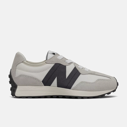 New Balance 327系列 中大童 休閒鞋 -白黑-PH327FE-W