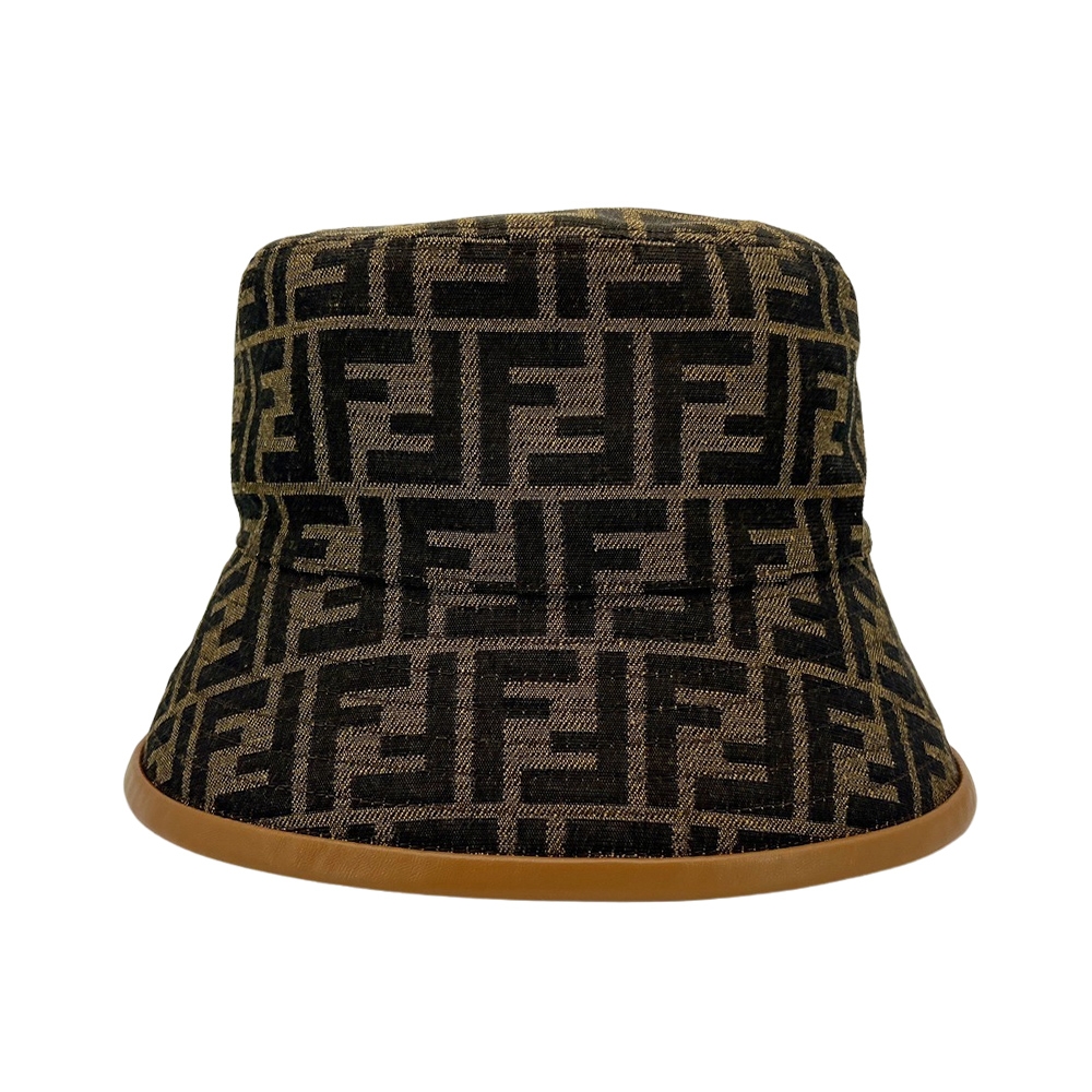 Fendi FF logo 緹花布面漁夫帽(FXQ801-咖) | 精品服飾/鞋子| Yahoo奇摩 