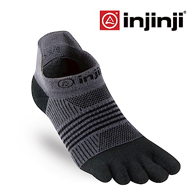 【INJINJI】RUN女性輕量吸排五趾隱形襪