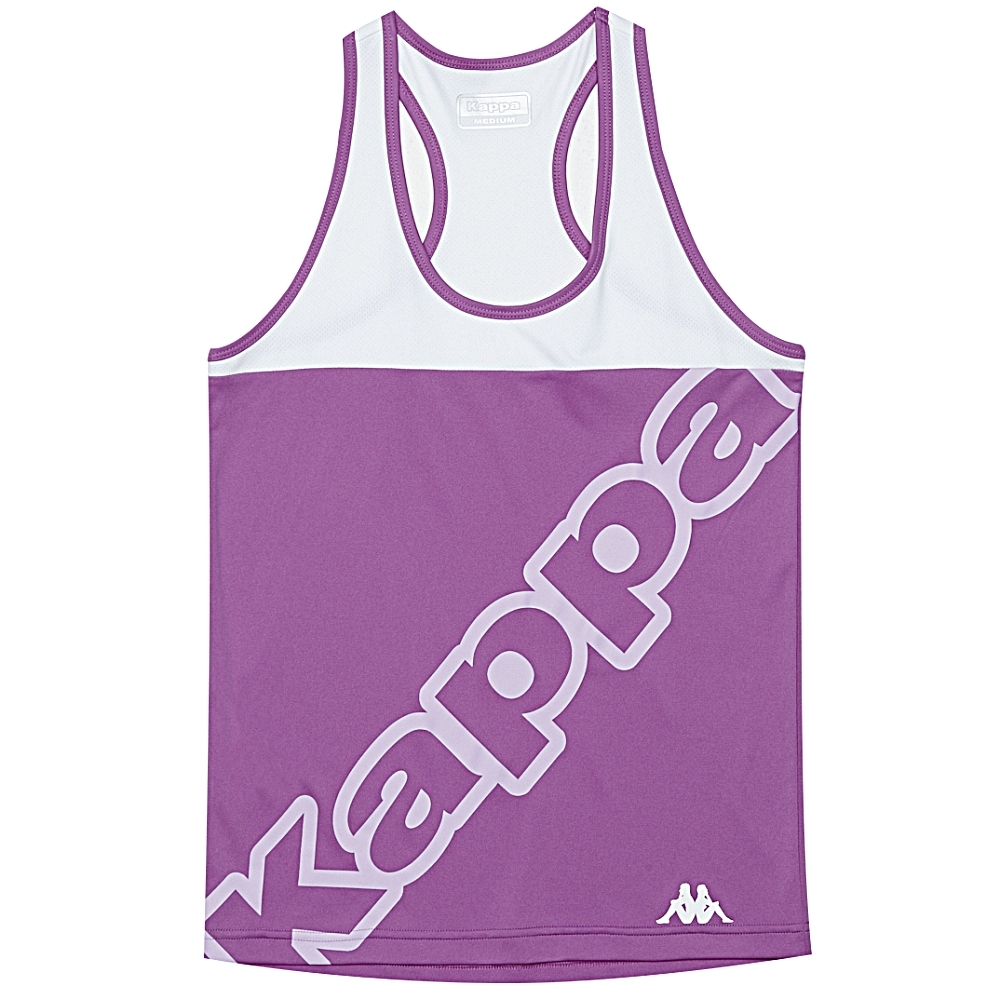 KAPPA義大利 舒適時尚女生針織背心 粉紫 34168HWXDC