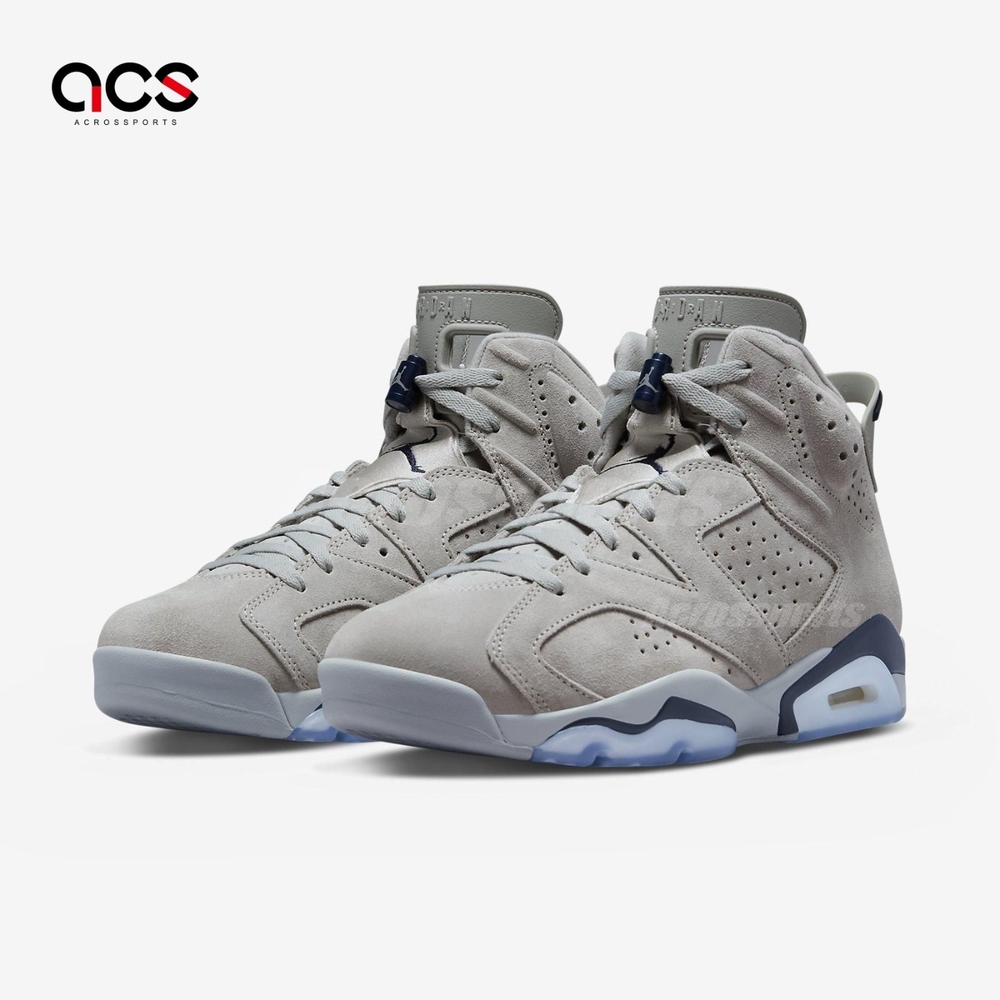 Nike Air Jordan 6 Retro 灰 深藍 麂皮 喬治城 男鞋 喬丹 6代 CT8529-012