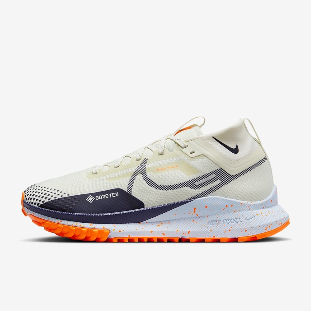 NIKE REACT PEGASUS TRAIL 4 GTX 男慢跑鞋-米藍橘-DJ7926004 | 慢跑鞋