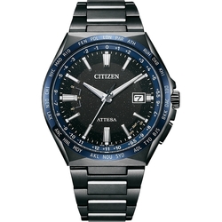 CITIZEN 星辰錶 湛藍星空限定款 鈦金屬 電波錶 萬年曆(CB0217-71E)42.5mm