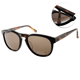 Calvin Klein偏光太陽眼鏡 美式風格/黑-琥珀#CA7905SP 001 product thumbnail 1