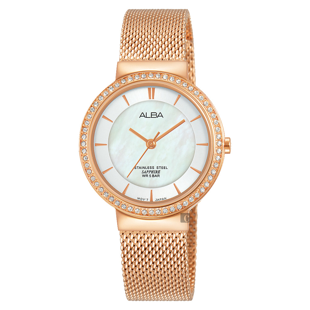 ALBA雅柏 施華洛世奇甜美情人限定女錶(AH8496X1)-30mm