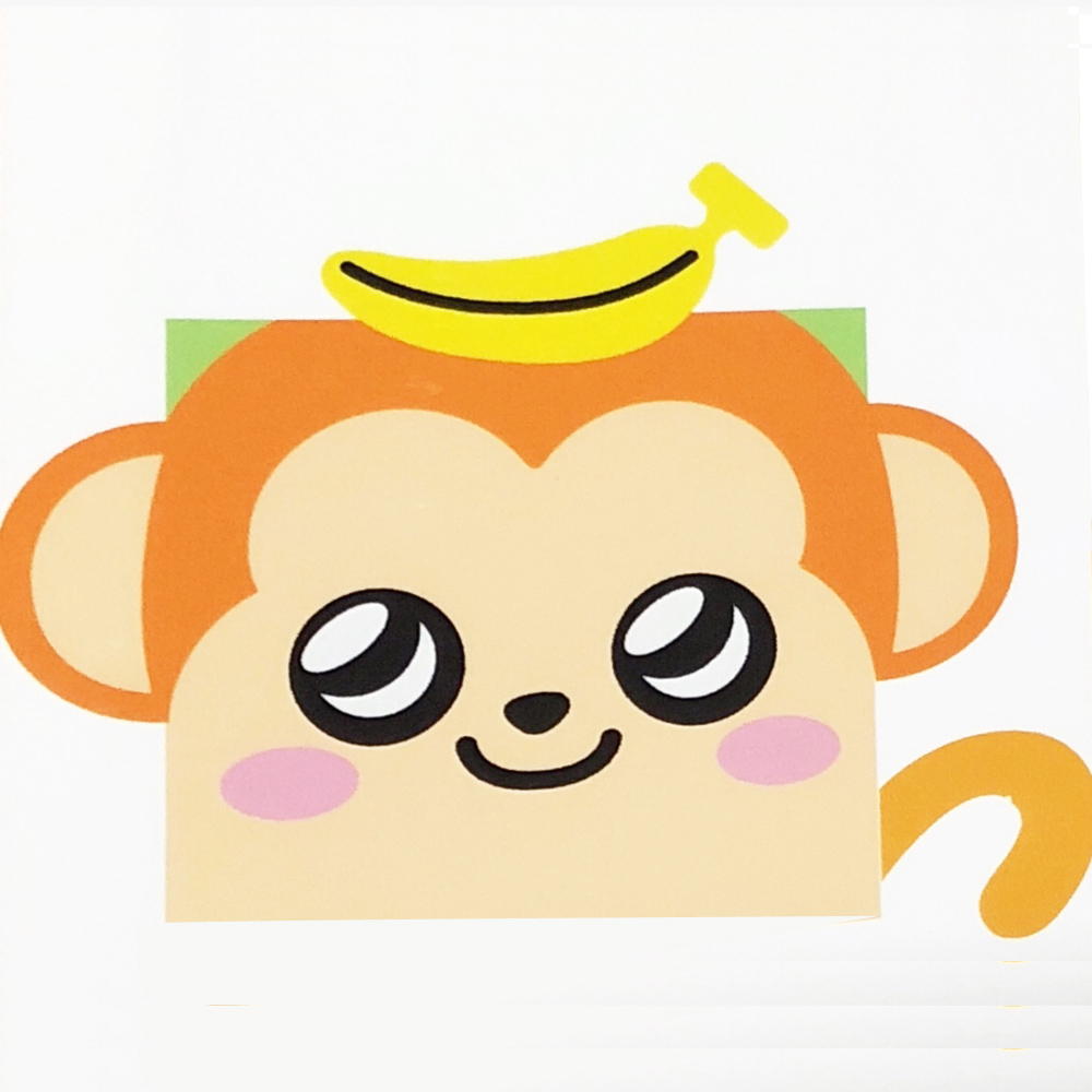 任選LOVIN 超萌韓版數字油畫可愛動物系列-M1香蕉猴1幅