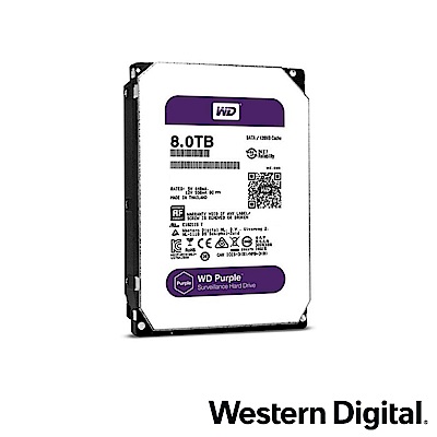 WD81PURZ 紫標 8TB 3.5吋監控系統硬碟