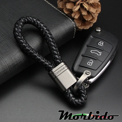 Morbido蒙彼多 BMW/BENZ/TOYOTA/MAZDA汽車編織鑰匙扣 長款