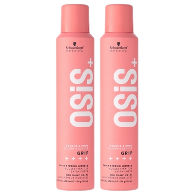 Schwarzkopf 施華蔻 OSIS+ Grip 芶麗慕絲 200ml * (2入組)