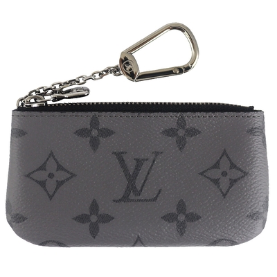 LV M80905 Monogram 黑灰色LV老花鑰匙零錢包