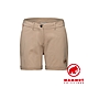 【Mammut 長毛象】Runbold Roll Cuff Shorts W 耐磨彈性機能短褲 野生棕 女款 #1023-00700 product thumbnail 1