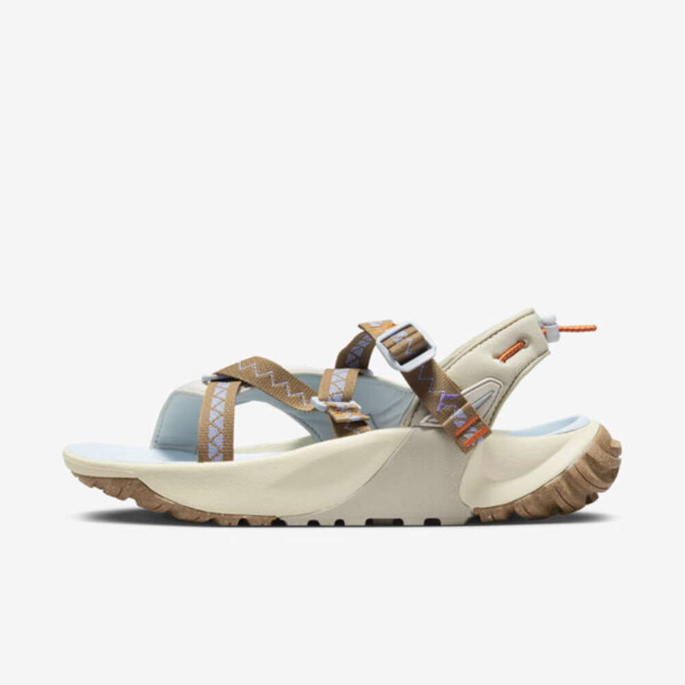 Nike Wmns Oneonta Sandal [DX6045-147] 女 涼鞋 休閒 厚底 可調節 米白 咖啡