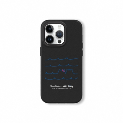 犀牛盾 iPhone SolidSuit防摔背蓋手機殼/Hello Kitty-海浪