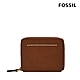 FOSSIL Westover 真皮拉鍊零錢包-咖啡色 ML4584210  (禮盒組附鐵盒) product thumbnail 1