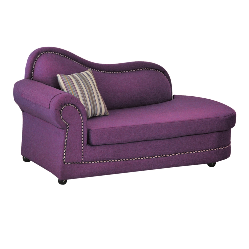 【文創集】凱爾 時尚紫透氣亞麻布貴妃椅(二向可選)-170x68x85cm免組