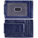 《Kinzd》皮革防盜證件鈔票夾(藍) | 卡片夾 識別證夾 名片夾 RFID辨識 product thumbnail 1
