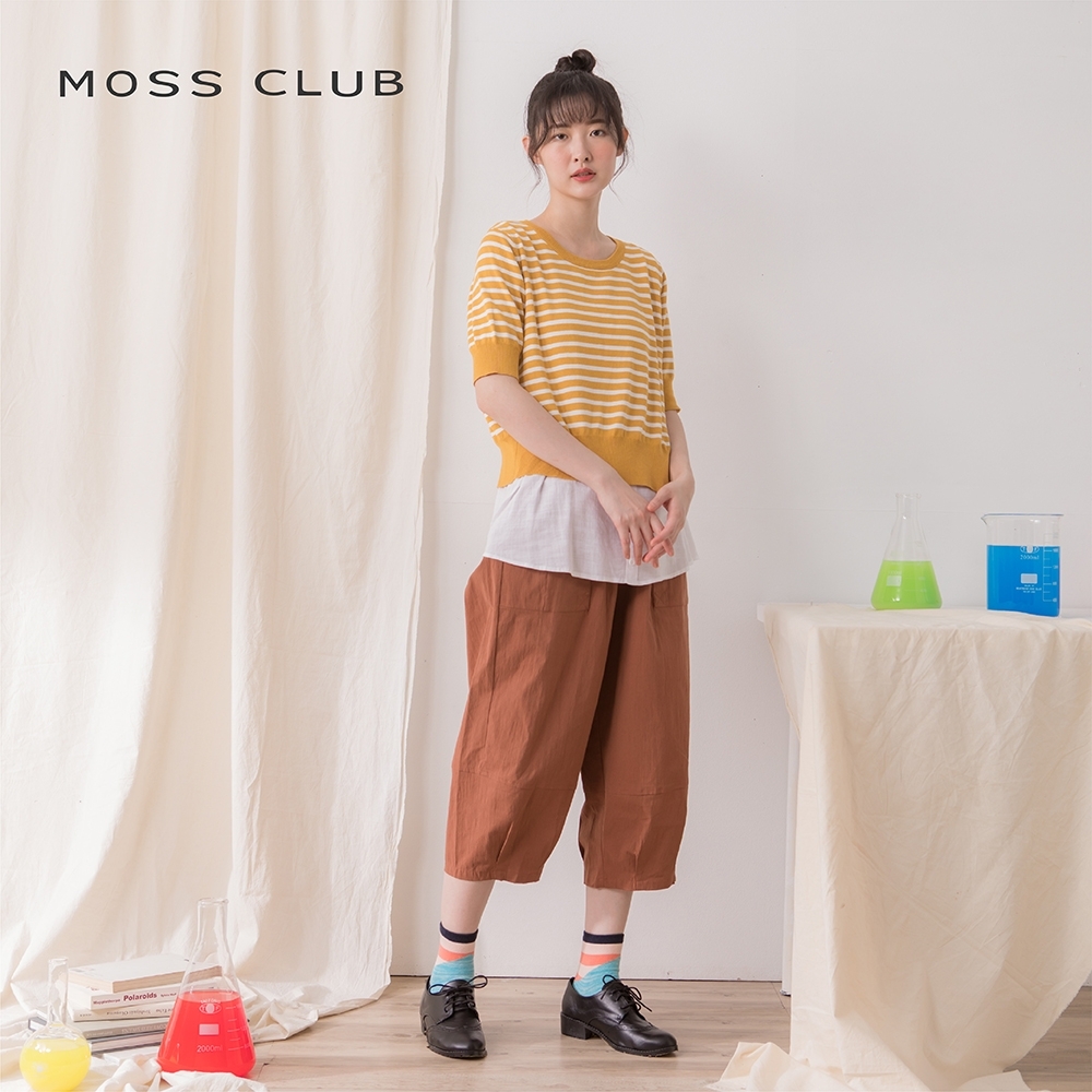 【MOSS CLUB】兩件式搭配舒適-針織衫(三色/版型寬鬆)
