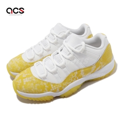 Nike Wmns Air Jordan 11 Retro Low 黃 蛇紋 女鞋 AJ11 休閒鞋 AH7860-107