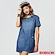 BOBSON 女款雙口袋拼接洋裝 product thumbnail 1