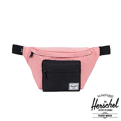 Herschel Seventeen 腰包-粉色格紋