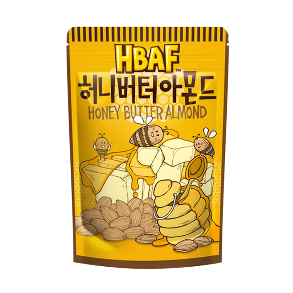 HBAF 杏仁果-蜂蜜奶油味(120g)