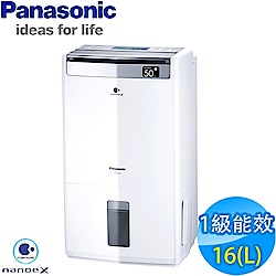 Panasonic國際牌 16L 1級ECONAVI PM2.5顯示 清淨除濕機 F-Y32JH