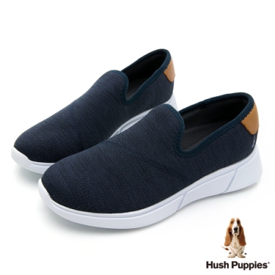 Hush Puppies 超人氣彈力輕量休閒鞋-深藍