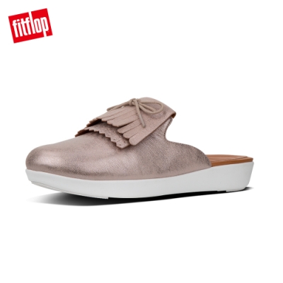 FitFlop SUPERSKATE FRINGE MULES 銅金色