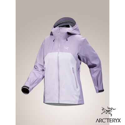 arcteryx 始祖鳥 女 beta 輕量防水外套 藍香紫/淺藍香紫