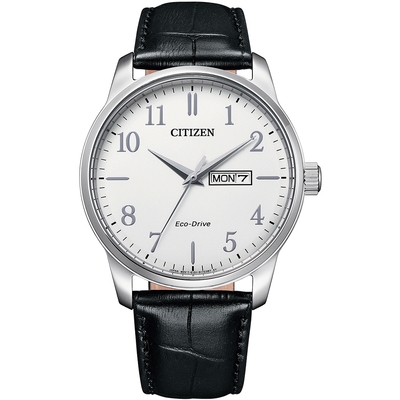 CITIZEN 星辰 光動能城市日曆手錶 迎春好禮 BM8550-14A