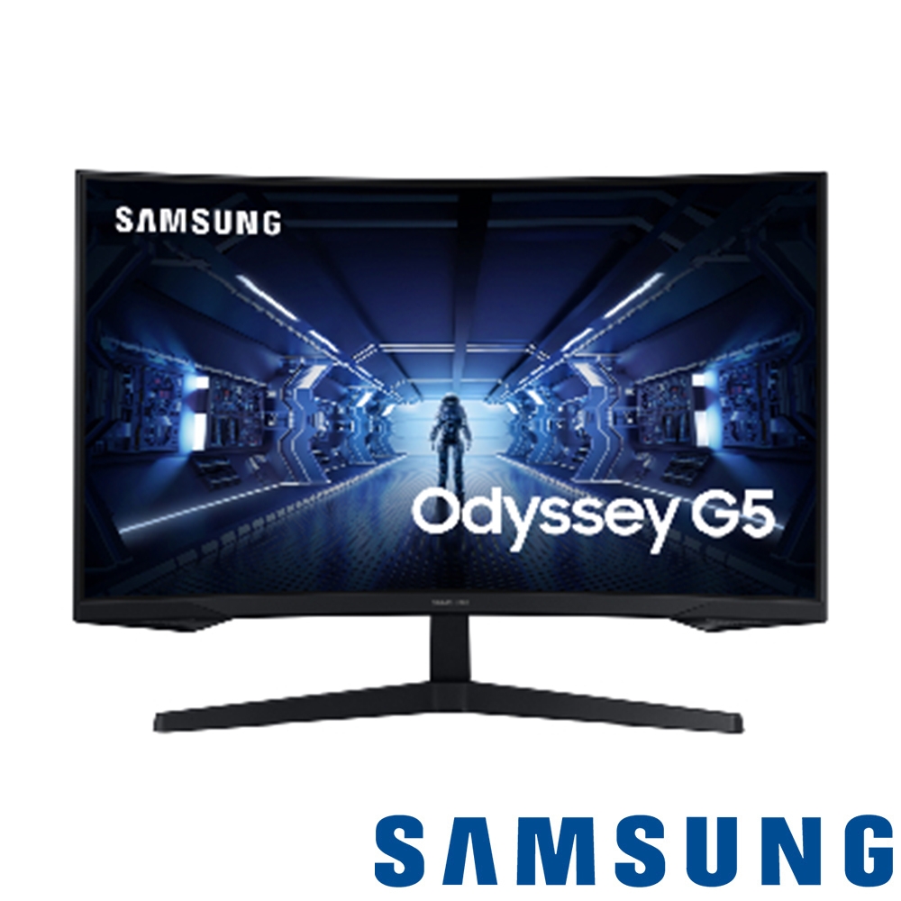 SAMSUNG C27G55TQBC 27型 Odyssey G5 2K 144Hz曲面智慧聯網電競螢幕