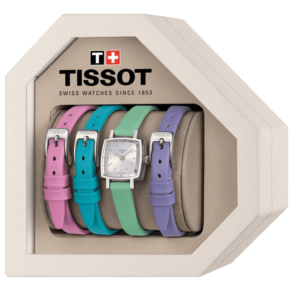 TISSOT天梭 官方授權 LOVELY系列 夏季時尚腕錶-蘋果綠 20mm/T0581091603101