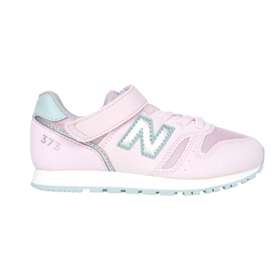 NEWBALANCE 女中童休閒運動鞋-WIDE-373系列 NB 寬楦 YV373AF2 粉紅淺綠