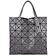 ISSEY MIYAKE 三宅一生 BAOBAO 灰色皮質三角格6x6手提包 product thumbnail 1