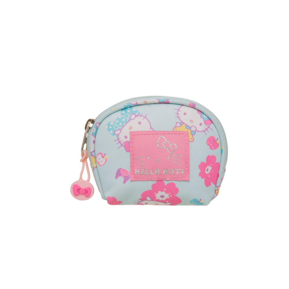 (原價380)『官方正品』【Hello Kitty】花漾樂園-貝殼零錢包-淺綠 KT01W03MI