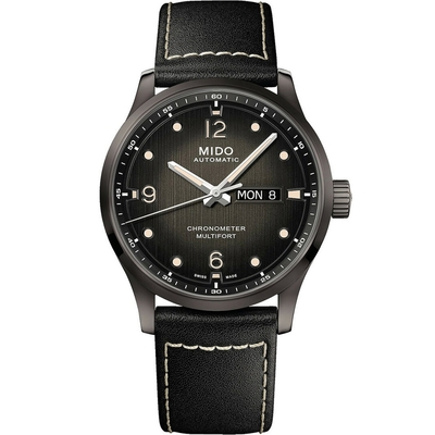 MIDO 官方授權 Multifort 天文台認證機芯 80小時動力機械錶M0384313605700/42mm