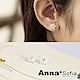 AnnaSofia 冰晶雪花 925銀針耳針耳環(銀系) product thumbnail 1