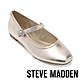 STEVE MADDEN-GOLDYN 真皮鑽釦方頭瑪莉珍鞋-金色 product thumbnail 1