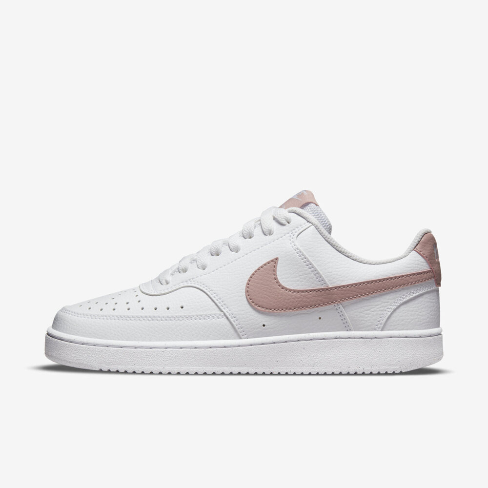 Nike W Court Vision LO NN [DH3158-102] 女 休閒鞋 經典 復古 皮革 簡約 白粉