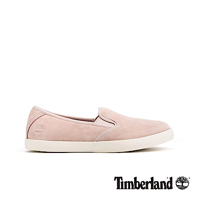 Timberland 女款淺粉色正絨面皮革便鞋|A1VJF