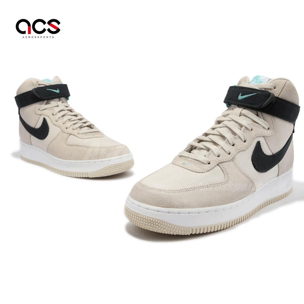 Nike 休閒鞋Air Force 1 High 07 LX 男鞋米白黑高筒AF1 平輸品海外限定