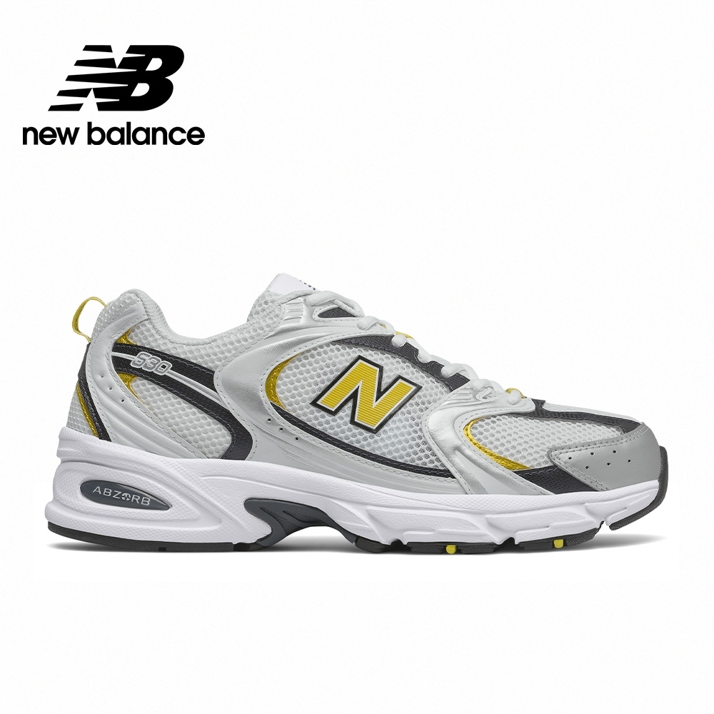 [New Balance]復古運動鞋_中性_白配黃_MR530UNX-D楦