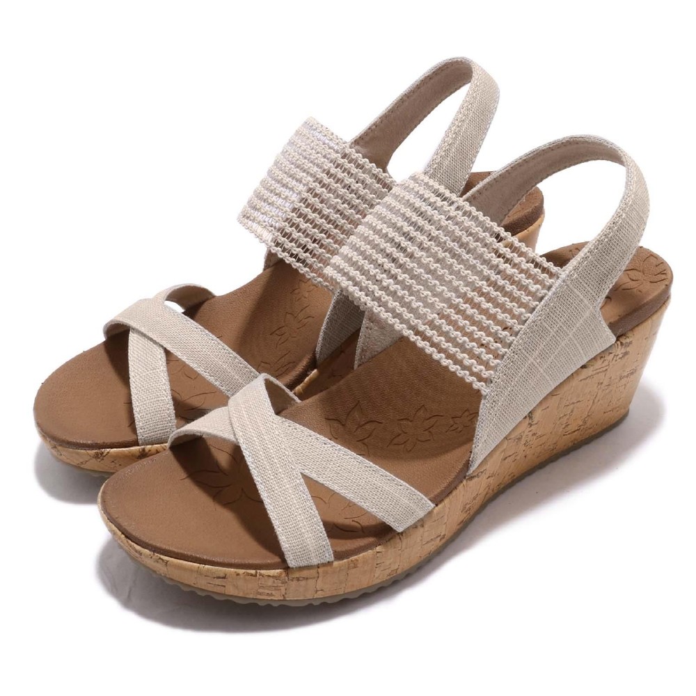 skechers beverlee high tea wedge sandal