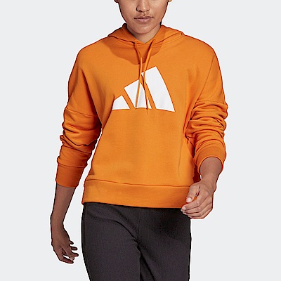Adidas W FI 3B Hoodie H57341 女 連帽上衣 帽T 運動 休閒 亞洲版 純棉 舒適 橘