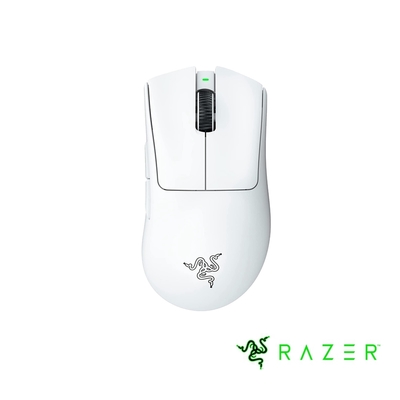 Razer DeathAdder V3 Pro 煉獄奎蛇 V3 Pro 無線滑鼠 (白色)